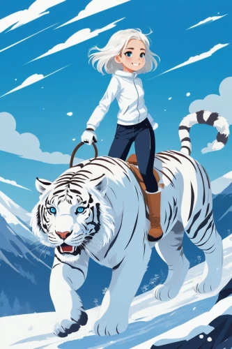 white tiger,white bengal tiger,winter animals,siberian tiger,blue and white,white lion,snow scene,lion white,blue tiger,winter sports,tigers,snow drawing,eternal snow,glory of the snow,little girl in wind,snow mountain,the snow queen,snow trail,snow slope,snow leopard,Illustration,Vector,Vector 01