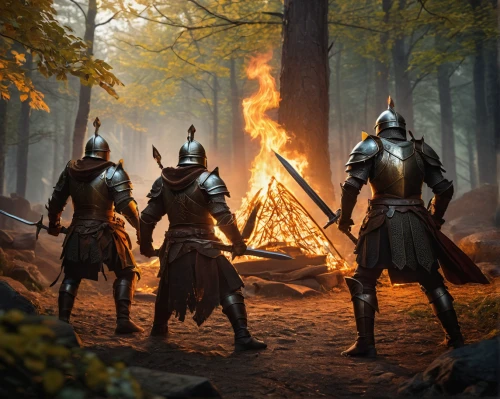 massively multiplayer online role-playing game,vikings,knight festival,germanic tribes,knight tent,witcher,norse,campfire,warriors,game art,three kings,burning torch,accolade,hunting scene,knights,bonfire,campfires,fantasy picture,the three magi,games of light,Photography,General,Commercial