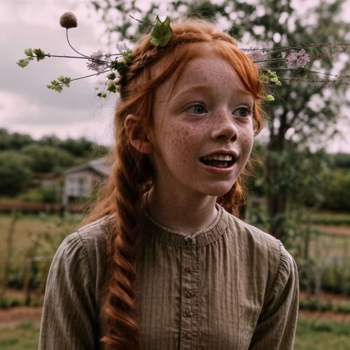 pippi longstocking,hushpuppy,clementine,ginger rodgers,willow,maci,the little girl,milkmaid,cinnamon girl,woman of straw,little girl in wind,willow flower,bunches of rowan,rowan,young gooseberry,little girl,redheaded,red-haired,agnes,pennyroyal