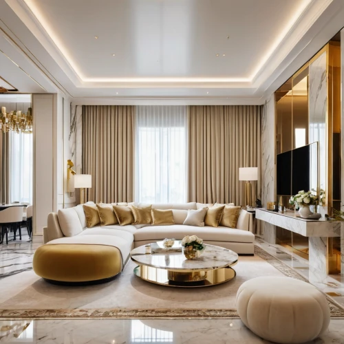 luxury home interior,contemporary decor,modern decor,livingroom,modern living room,interior modern design,living room,luxurious,interior design,interior decoration,penthouse apartment,luxury property,great room,sitting room,interior decor,luxury,ornate room,apartment lounge,family room,gold wall,Photography,General,Realistic