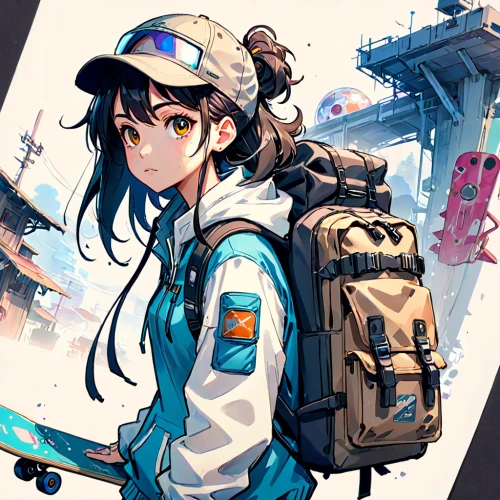 kantai collection sailor,engineer,snowboard,nico,scout,game illustration,vector girl,snowboarding,mechanic,honolulu,sea scouts,operator,hardhat,instructor,illustrator,traveler,kantai,courier driver,cyan,camera illustration,Anime,Anime,Realistic