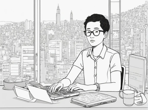 office line art,white-collar worker,office worker,blur office background,samcheok times editor,wireframe graphics,animator,background vector,office ruler,openoffice,nine-to-five job,bookkeeper,animated cartoon,freelancer,working space,wire transfer,office automation,freelance,office,video-telephony,Illustration,Vector,Vector 10