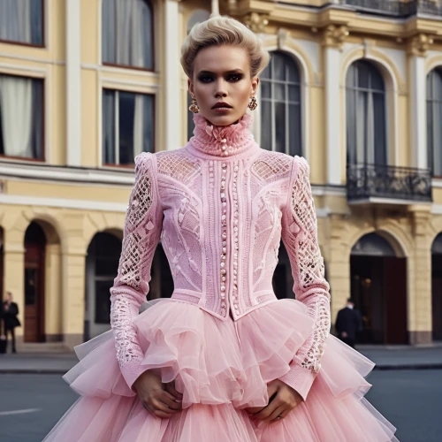 pink lady,ball gown,victorian style,tulle,evening dress,haute couture,crinoline,overskirt,quinceanera dresses,tilda,hoopskirt,vogue,fringed pink,doll dress,valentino,ballerina,victorian lady,embellished,bodice,pink beauty,Photography,General,Realistic