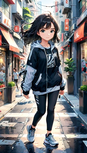 anime japanese clothing,taipei,tracksuit,anime cartoon,world digital painting,hong,shibuya,japanese background,city ​​portrait,harajuku,walk,tokyo city,anime girl,asia,hk,honolulu,alley,osaka,anime 3d,tokyo,Anime,Anime,Traditional