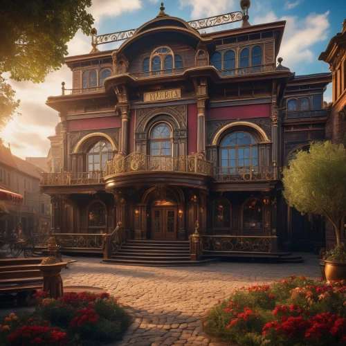 victorian,victorian house,victorian style,mansion,brownstone,crooked house,beautiful buildings,disneyland park,3d render,wild west hotel,the victorian era,beautiful home,apartment house,3d rendered,doll's house,old town house,wooden house,render,treasure house,queen anne,Photography,General,Fantasy