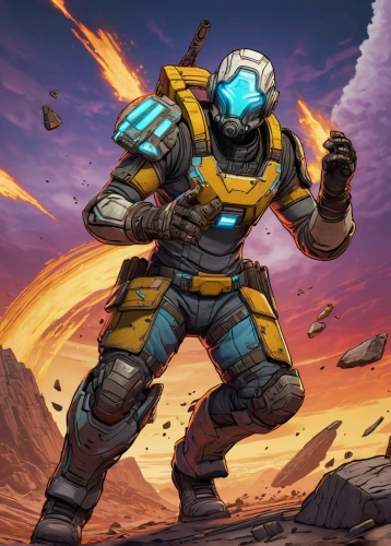 nova,bot icon,tau,erbore,kryptarum-the bumble bee,game illustration,rocket raccoon,sci fiction illustration,spartan,bolt-004,mercenary,robot icon,steel man,renegade,rein,cg artwork,bumblebee,alien warrior,aquanaut,iron man,Illustration,Realistic Fantasy,Realistic Fantasy 11