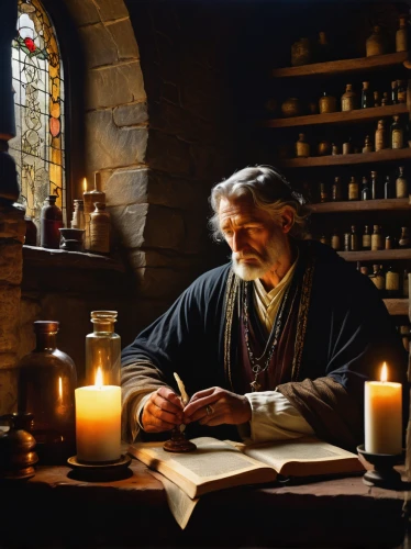 candlemaker,biblical narrative characters,candlemas,trerice in cornwall,hobbiton,pilgrim staffs,the abbot of olib,apothecary,the first sunday of advent,blacksmith,tinsmith,benediction of god the father,hymn book,the third sunday of advent,scholar,the local administration of mastery,prayer book,lord who rings,drawing with light,the second sunday of advent,Illustration,Paper based,Paper Based 23