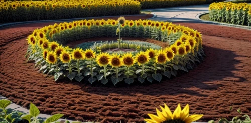 flower clock,flower borders,flower art,flower bed,flower border,sunflower field,yellow garden,sunflowers,blanket flowers,chrysanthemum exhibition,flower garden,sun flowers,garden sculpture,flowerbed,floral border,flower shape,flower wreath,sun flower,yellow chrysanthemums,flower strips