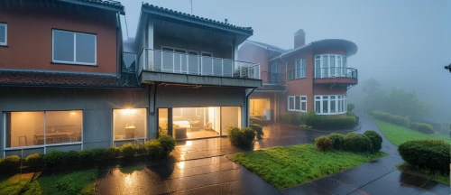 morning fog,morning mist,foggy day,early fog,foggy,townhouses,apartment complex,landscape designers sydney,foggy landscape,landscape design sydney,apartment house,dense fog,fog,terraced,mist,north american fog,high fog,australian mist,the fog,balconies,Photography,General,Realistic