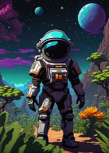 terraforming,spacescraft,cartoon video game background,spacesuit,astronaut,earth rise,sci fiction illustration,gas planet,space voyage,space walk,moon walk,explorer,space suit,alien planet,astronautics,space port,spacefill,space-suit,scifi,space art,Art,Artistic Painting,Artistic Painting 04