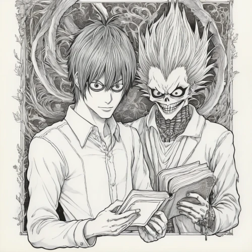 shinigami,readers,reading,holding ipad,tutor,fawkes,kindle,vanitas,reading owl,werewolf,magic grimoire,ereader,novels,howl,card lovers,e-book readers,gothic portrait,with the mask,e-book,novel,Illustration,Black and White,Black and White 13