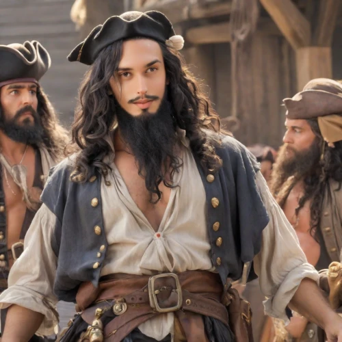 pirate,pirates,athos,leonardo devinci,mayflower,musketeer,thorin,galleon,musketeers,black pearl,piracy,male character,jolly roger,pirate treasure,son of god,don quixote,the portuguese,sails a ship,bartholomew,hook