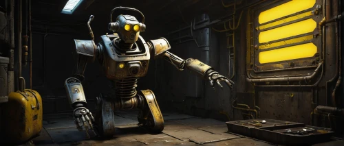 c-3po,droids,droid,yellow machinery,erbore,penumbra,tau,welder,industrial robot,compactor,fallout4,robot icon,robot in space,scrap iron,minibot,mining excavator,cybernetics,fallout,robotic,dewalt,Art,Classical Oil Painting,Classical Oil Painting 29