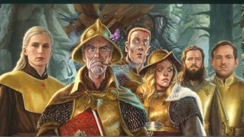 elves,dwarves,dwarfs,the dawn family,advisors,massively multiplayer online role-playing game,alliance,musketeers,group photo,aesulapian staff,wise men,seven citizens of the country,lokdepot,the order of the fields,wizards,golden border,avatars,banana family,holy 3 kings,elf