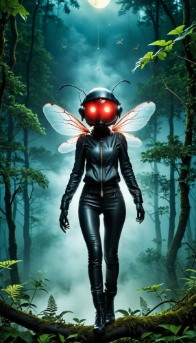 forest beetle,artificial fly,carpenter ant,bombyx mori,antasy,evil fairy,winged insect,sci fiction illustration,black ant,flying insect,faerie,gatekeeper (butterfly),black fly,cupido (butterfly),humanoid,image manipulation,black beetle,drone bee,wasp,faery,Photography,Artistic Photography,Artistic Photography 14