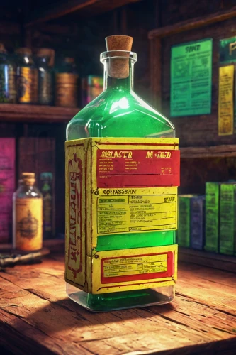 cooking oil,potions,apothecary,edible oil,poison bottle,herbal drink,vegetable oil,distilled beverage,rice bran oil,wheat germ oil,mustard oil,potion,agwa de bolivia,bottle of oil,cottonseed oil,reagents,liqueur,ingestion of unauthorized substances,herbal medicine,cod liver oil,Conceptual Art,Sci-Fi,Sci-Fi 27
