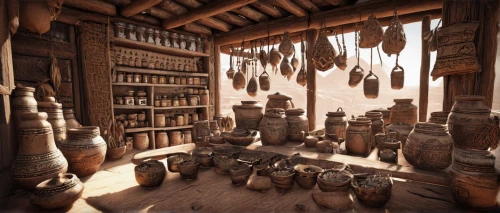 apothecary,potions,spice market,candlemaker,medieval market,amphora,castle iron market,spice souk,merchant,argan trees,souk,cooking utensils,shopkeeper,souq,pottery,ancient house,tinsmith,spices,butcher shop,antiquariat,Illustration,Black and White,Black and White 11
