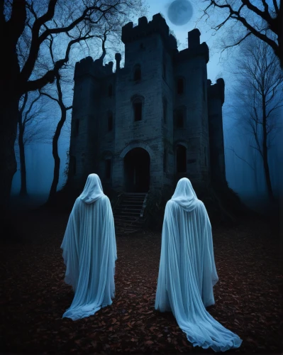 ghost castle,haunted castle,halloween ghosts,the haunted house,haunted house,haunted cathedral,witch house,ghosts,ghost hunters,gothic portrait,dance of death,witch's house,castles,ghost catcher,haunted,haunt,halloween poster,castle of the corvin,ghostly,paranormal phenomena,Illustration,Black and White,Black and White 02