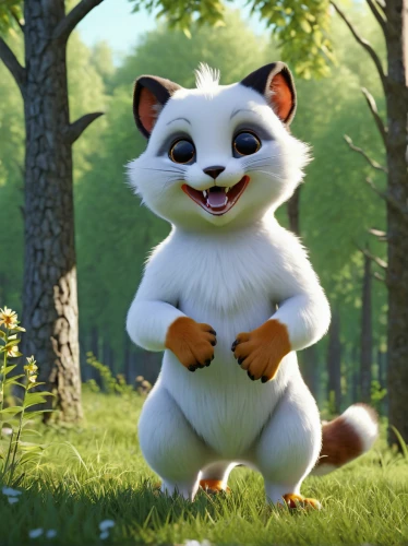 madagascar,cute cartoon character,mustelid,squirell,anthropomorphized animals,raccoon,little panda,panda,cute animal,cartoon cat,cub,lun,chinese panda,aaa,kawaii panda,lemur,panda cub,disney character,cute cartoon image,north american raccoon,Conceptual Art,Daily,Daily 11