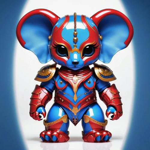 skylander giants,butomus,skylanders,atom,revoltech,armored animal,funko,wind-up toy,fantasy warrior,blue elephant,mascot,minibot,ironman,stitch,iron mask hero,knight armor,3d figure,armored,game figure,3d model,Illustration,Abstract Fantasy,Abstract Fantasy 10