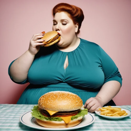 diet icon,plus-size model,woman eating apple,burguer,calorie,gluttony,plus-size,big hamburger,gordita,weight control,fastfood,junk food,calories,appetite,diet,classic burger,fast food,burger,fast-food,cheeseburger,Photography,Documentary Photography,Documentary Photography 05