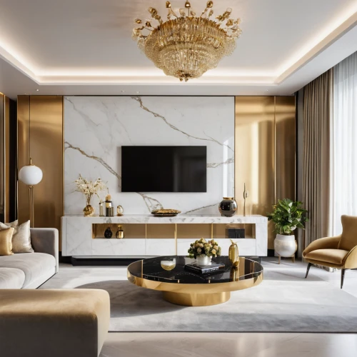 modern living room,luxury home interior,livingroom,modern decor,apartment lounge,living room,contemporary decor,interior modern design,interior decoration,family room,sitting room,modern room,entertainment center,living room modern tv,interior decor,interior design,gold wall,home interior,lounge,gold stucco frame,Photography,General,Realistic