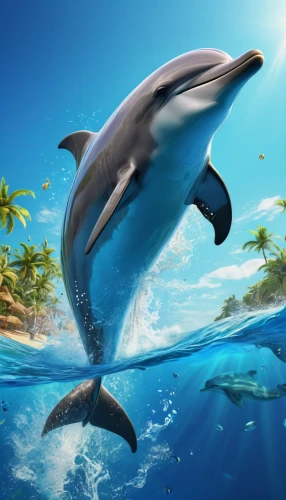 dolphin background,oceanic dolphins,dolphinarium,bottlenose dolphins,bottlenose dolphin,dolphins,dolphins in water,cetacean,dolphin,dolphin swimming,white-beaked dolphin,wholphin,two dolphins,common bottlenose dolphin,striped dolphin,delfin,giant dolphin,dolphin show,spinner dolphin,cetacea,Art,Artistic Painting,Artistic Painting 20