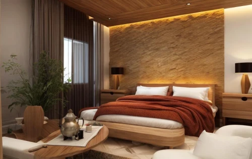 contemporary decor,modern decor,sleeping room,interior decoration,wooden wall,modern room,wall lamp,interior modern design,guest room,room divider,interior design,wall plaster,patterned wood decoration,bedroom,great room,interior decor,luxury home interior,canopy bed,gold wall,boutique hotel,Interior Design,Bedroom,Tradition,None