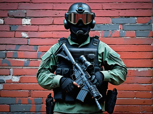 ballistic vest,swat,balaclava,paintball equipment,dissipator,high-visibility clothing,airsoft,fuze,grenadier,face shield,vigil,ventilation mask,a uniform,federal army,gorilla soldier,face protection,eod,bodyworn,gas mask,wearing a mandatory mask,Art,Artistic Painting,Artistic Painting 06