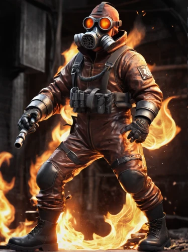 firefighter,pyro,fire fighter,fire background,fire master,pyrogames,hazmat suit,acetylene,molten,fireman,welder,smoke background,steelworker,fuze,gas welder,firebrat,magma,scorch,inferno,free fire,Illustration,Black and White,Black and White 11