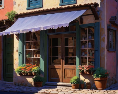 provence,italian painter,flower shop,watercolor cafe,watercolor shops,village shop,italy,tuscan,tuscany,watercolor tea shop,burano,italia,awnings,italy liguria,old town,portofino,burano island,italian food,istria,bistro,Conceptual Art,Sci-Fi,Sci-Fi 15