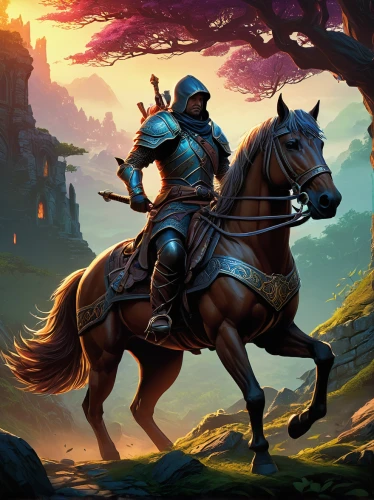 bronze horseman,horseback,horseman,jousting,horse riders,cavalry,man and horses,fantasy picture,heroic fantasy,game illustration,alpha horse,fantasy art,endurance riding,two-horses,horse herder,massively multiplayer online role-playing game,weehl horse,wall,horsemen,conquistador,Illustration,Realistic Fantasy,Realistic Fantasy 25