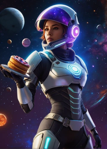 andromeda,cg artwork,sci fiction illustration,symetra,io,woman holding pie,star kitchen,spacefill,background image,astronautics,ophiuchus,robot in space,cassiopeia,moon cake,nova,violinist violinist of the moon,pandebono,spacesuit,space art,astropeiler,Illustration,Vector,Vector 20