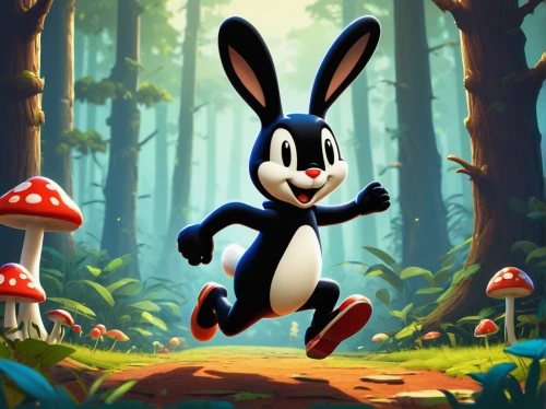 cartoon video game background,hare trail,cartoon forest,jack rabbit,game illustration,adventure game,cute cartoon character,action-adventure game,game art,children's background,easter background,wood rabbit,april fools day background,jackrabbit,run,hop,toons,happy easter hunt,hoppy,bunny,Art,Artistic Painting,Artistic Painting 48