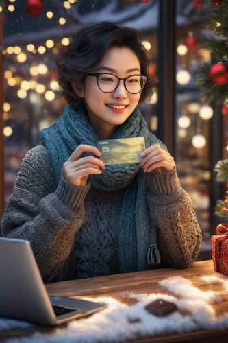 blonde girl with christmas gift,snow destroys the payment pocket,payments online,woman eating apple,cyber monday social media post,christmas ticket,gift card,online payment,winter sales,e-wallet,christmas messenger,christmas money,cheque guarantee card,black friday social media post,alipay,electronic payments,interest charges,christmas banner,gift tag,restaurants online,Illustration,Japanese style,Japanese Style 11