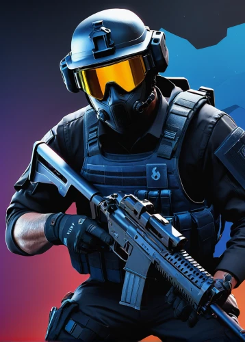 swat,grenadier,smoke background,raven rook,fuze,mercenary,vigil,policeman,mute,shooter game,bandit theft,operator,officer,french digital background,vector,police officer,dissipator,mobile video game vector background,security concept,pubg mascot,Illustration,American Style,American Style 12