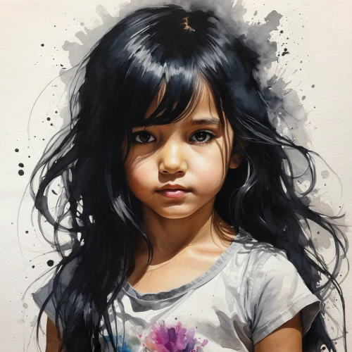 child portrait,girl portrait,little girl in wind,mystical portrait of a girl,girl drawing,child girl,little girl,the little girl,art painting,portrait of a girl,photo painting,child art,oil painting on canvas,girl child,oil painting,girl with cloth,flower painting,watercolor paint,watercolor painting,little girl with balloons,Conceptual Art,Fantasy,Fantasy 11