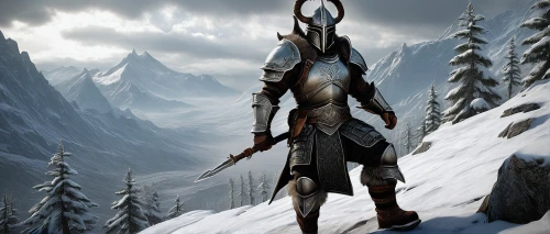 skyrim,dark elf,northrend,lone warrior,templar,elven,female warrior,paladin,heroic fantasy,norse,huntress,knight armor,male elf,white walker,fantasy warrior,mountain guide,guards of the canyon,alaunt,massively multiplayer online role-playing game,the wanderer,Conceptual Art,Sci-Fi,Sci-Fi 20