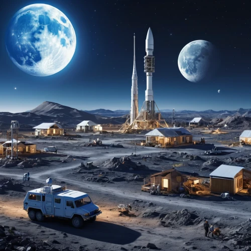 moon base alpha-1,moon valley,moon vehicle,lunar landscape,mission to mars,earth station,space art,valley of the moon,moon car,space tourism,space craft,lunar prospector,moon rover,sky space concept,cosmonautics day,human settlement,tranquility base,space voyage,apollo program,futuristic landscape,Photography,General,Realistic