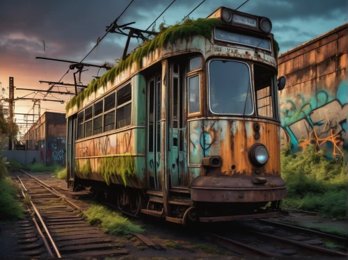 disused trains,abandoned rusted locomotive,railroad car,abandoned train station,green train,rail car,last train,old train,rusty cars,railway carriage,train of thought,train car,train cemetery,wooden train,electric train,the train,railway,wooden railway,railroad,ghost train,Conceptual Art,Fantasy,Fantasy 01