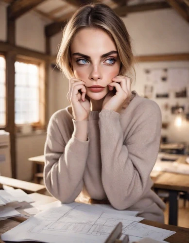girl studying,secretary,stressed woman,office worker,girl at the computer,blonde woman reading a newspaper,retouching,art model,concentrical,librarian,model beauty,model-a,model,tutor,female model,business woman,blur office background,study,pencil frame,woman face,Photography,Natural
