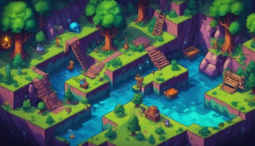 fairy village,underground lake,ravine,dungeon,wishing well,lava cave,cave on the water,druid grove,cave,witch's house,a small waterfall,mountain settlement,aurora village,chasm,fairy world,cave tour,mountain village,mining facility,tiny world,blue caves,Art,Artistic Painting,Artistic Painting 45