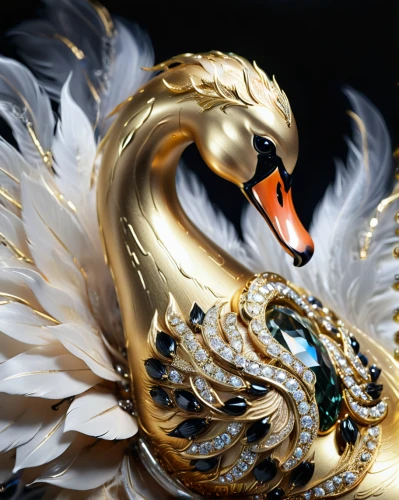 trumpet of the swan,ornamental duck,constellation swan,white swan,swan lake,the head of the swan,swan,an ornamental bird,golden dragon,swan boat,ornamental bird,birds gold,mourning swan,venetian mask,prince of wales feathers,swan feather,golden mask,peking opera,water fowl,the carnival of venice,Photography,Artistic Photography,Artistic Photography 04