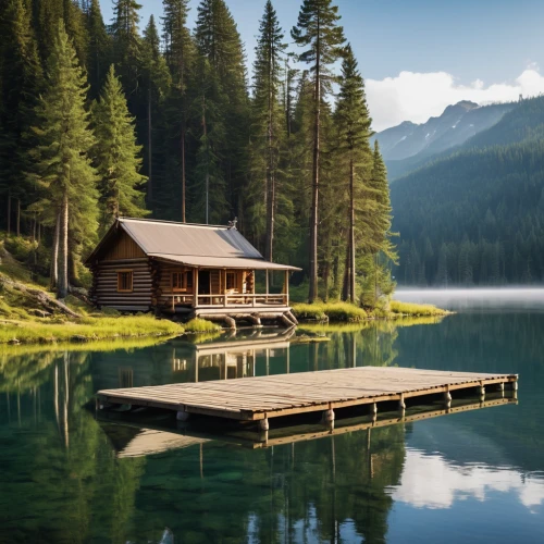 house with lake,emerald lake,beautiful lake,alpsee,alpine lake,the cabin in the mountains,seealpsee,lake misurina,log cabin,mountain lake,hintersee,calm water,floating huts,heaven lake,log home,lake lucerne region,berchtesgaden national park,almochsee,tranquility,small cabin,Illustration,Children,Children 04