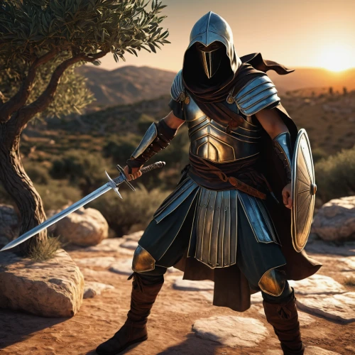 assassin,spartan,templar,massively multiplayer online role-playing game,cent,mercenary,hooded man,lone warrior,full hd wallpaper,crusader,the wanderer,biblical narrative characters,guards of the canyon,gladiator,desert background,4k wallpaper,assassins,male character,raider,capture desert,Art,Artistic Painting,Artistic Painting 05