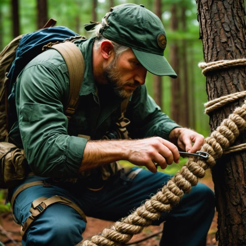 bushcraft,woodsman,climbing harness,forest workers,lumberjack pattern,hiking equipment,natural rope,climbing rope,logging,forest workplace,free wilderness,mountaineer,battling ropes,climbing equipment,natural rubber,wildlife biologist,tree pruning,rope climbing,lumberjack,trekking poles,Illustration,American Style,American Style 06