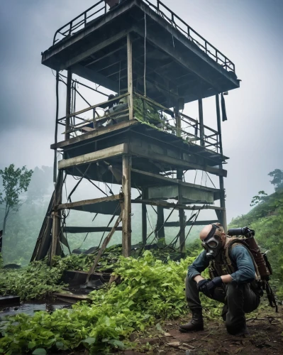 lookout tower,observation tower,fire tower,stilt house,water well,vietnam,blockhouse,poison plant in 2018,honduras lempira,steel stairs,water tank,watchtower,guatemala gtq,nomad life,the observation deck,venezuela,forest workplace,lost places,forest workers,climbing to the top,Photography,Artistic Photography,Artistic Photography 01