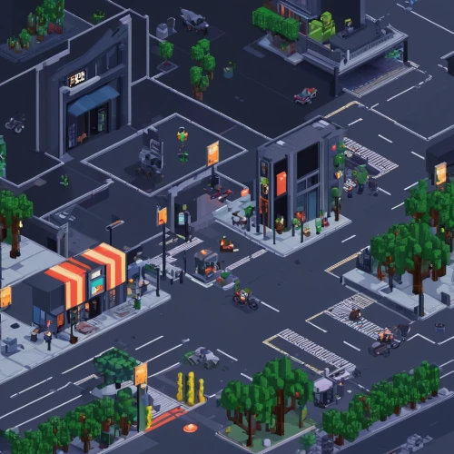 isometric,business district,city corner,shopping street,city blocks,urban design,downtown,tokyo city,city trans,suburb,pedestrian zone,capitol square,gas-station,smart city,colorful city,gas station,electric gas station,busstop,residential area,small towns,Unique,Pixel,Pixel 01