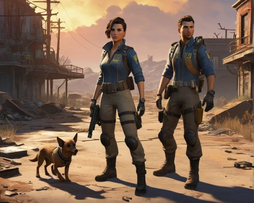 fallout4,malinois and border collie,companion dog,fallout,hunting dogs,croft,game art,blue-collar,malinois,post apocalyptic,two dogs,scout,pathfinders,strays,fresh fallout,rescue alley,three dogs,german shepards,stray dogs,wasteland,Unique,Design,Character Design