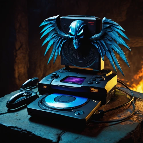 disc jockey,disk jockey,vinyl player,thorens,blue and gold macaw,dj,dj equipament,record player,blue macaw,raven sculpture,dj party,blue parrot,cdj,retro turntable,raven rook,gramophone,flayer music,macaw,cdj2000,turntable,Photography,Documentary Photography,Documentary Photography 37